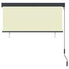 vidaXL Outdoor Roller Blind 140x250 cm Cream