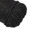 vidaXL Work Rope Black 8 mm 100 m Polypropylene