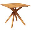 vidaXL Garden Table | Natural Wood | Solid Acacia Wood | Medium