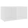 vidaXL TV Cabinet White 72x35x36.5 cm Engineered Wood