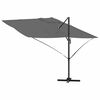 vidaXL Umbrella Anthracite 351 x 250 x 260 cm Polyester and Aluminium