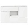 vidaXL Sideboard with Drawer White 100 x 30 x 65.6 Engineered Wood