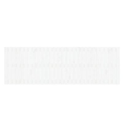 vidaXL Wall Headboard White 185x3x60 cm Solid Wood Pine