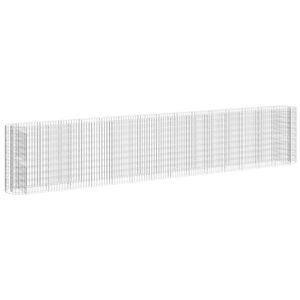 vidaXL Gabion Raised Bed Galvanised Iron 540x50x100 cm