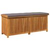 vidaXL Outdoor Cushion Box 150x50x60.5 cm Solid Wood Acacia
