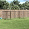 vidaXL Outdoor Dog Kennel Steel 16,94 m&sup2;