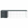 vidaXL Bird Cage Anthracite 860 x 310 x 247 cm Galvanised Steel