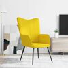vidaXL Relaxing Chair Mustard Yellow Fabric
