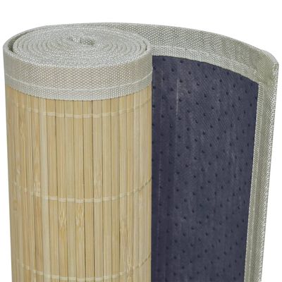 vidaXL Rug Bamboo 100x160 cm Natural