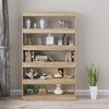 vidaXL Book Cabinet/Room Divider Sonoma Oak 100x30x166 cm