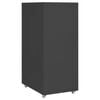 vidaXL Mobile File Cabinet Anthracite 28x41x69 cm Metal