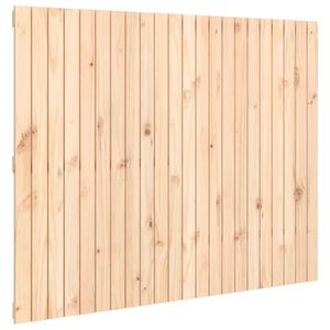 vidaXL Wall Headboard 140x3x110 cm Solid Wood Pine