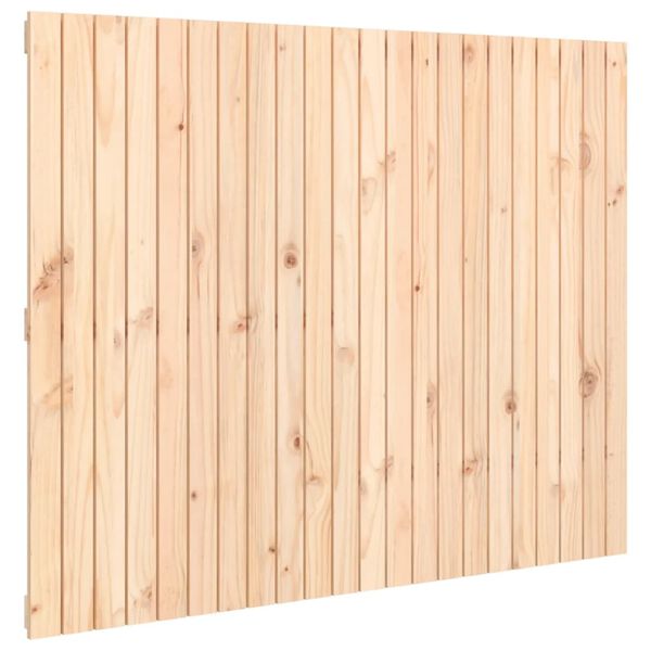 vidaXL Wall Headboard 140x3x110 cm Solid Wood Pine