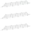 vidaXL Netting Tunnels 3 pcs 1,5x5 m Fibreglass and PP