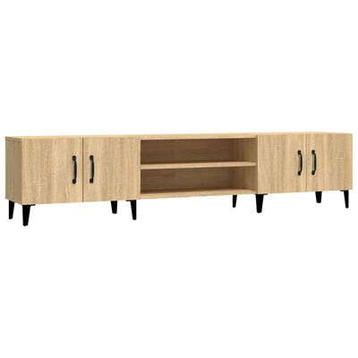 vidaXL TV Cabinet Sonoma Oak 180x31.5x40 cm Engineered Wood