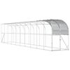 vidaXL Against Wall Chicken Coop Silver 1000 x 100 x 215 cm