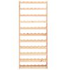 vidaXL Wine Rack for 77 Bottles Pinewood