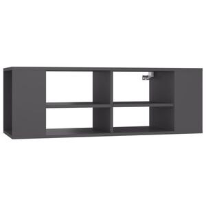 vidaXL Tv Cabinet | Grey | Engineered Wood | 102x35x35 cm