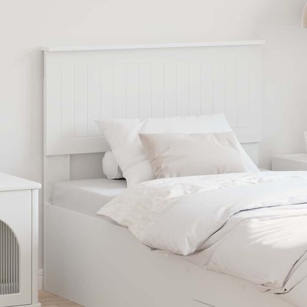 vidaXL Headboard with Headboard White 90 cm Engineered wood