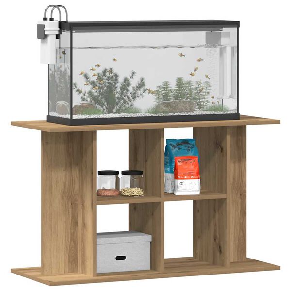 vidaXL Aquarium Stand Artisan Oak 100x40x60 cm Engineered Wood