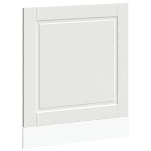 vidaXL Dishwasher Panel "Porto" White 60x1,5x57 cm Engineered Wood