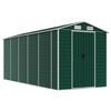 vidaXL Garden Shed | Green | Galvanised Steel | Large | Garden Shed