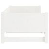 vidaXL Pull-out Day Bed without Mattress White 2x(90x190) cm