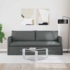 vidaXL Sofa Dark Grey 196 x 82 x 85 cm Fabric