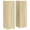 vidaXL Plant Stand 2pcs Sonoma Oak 25x25x80 cm Engineered Wood