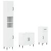 vidaXL 3 Piece Bathroom Cabinet Set HAARLEM Engineered Wood