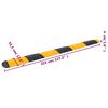 vidaXL Speed Hump Yellow&Black 323x32.5x4 cm Rubber