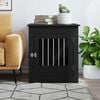vidaXL Dog Crate Furniture Black 64.5x80x71 cm Engineered Wood
