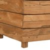 vidaXL Raised Bed 150x40x72 cm Recycled Teak Wood and Steel