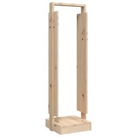 vidaXL Log Holder 33.5x30x110 cm Solid Wood Pine