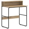 vidaXL Desk with Storage Artisan Oak 80 x 50 x 91 cm
