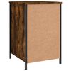 vidaXL Bedside Cabinet Smoked Oak 40x42x60 cm Engineered Wood