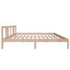 vidaXL Bed Frame without Mattress Solid Wood 180x200 cm Super King Super King Size