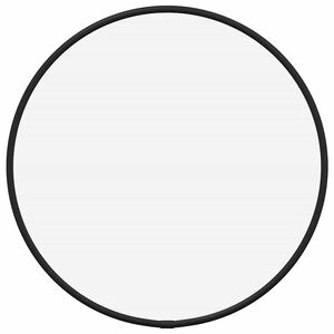 vidaXL Wall Mirror Black &Oslash; 30 cm Round