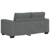 vidaXL 3 Piece Sofa Set with Cushions&nbsp;Dark Grey Fabric