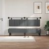 vidaXL Hanging Headboard Wall-mounted Dark Grey 190 x 55 x 5 cm Fabric