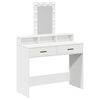 vidaXL Dressing Table White 100 x 41 x 140 cm Engineered Wood