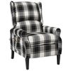 vidaXL Massage Reclining Chair Multicolour Fabric
