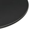 vidaXL Garden Table Round Black &Oslash;60x105 cm Steel