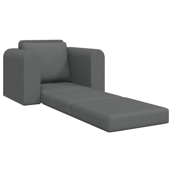 vidaXL Sofa Bed Dark Grey 98 x 71 x 83 cm Fabric