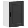 vidaXL Kitchen Wall Cabinet "Porto" Black Engineered Wood