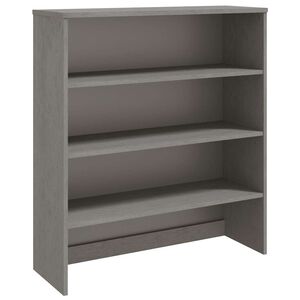 vidaXL Top for Highboard"HAMAR" Light Grey 90x30x100cm Solid Wood Pine