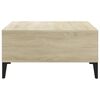 vidaXL Coffee Table Sonoma Oak 60x60x30 cm Engineered Wood