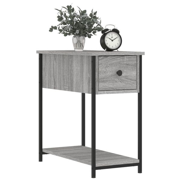 vidaXL Bedside Cabinets 2 pcs Grey Sonoma 30x60x60 cm Engineered Wood