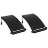 vidaXL Solar Pool Heating Panel | Set of 2 | Black | HDPE, PC, Aluminium