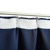 vidaXL Blackout Curtains with Hooks 2 pcs Blue 140x245 cm